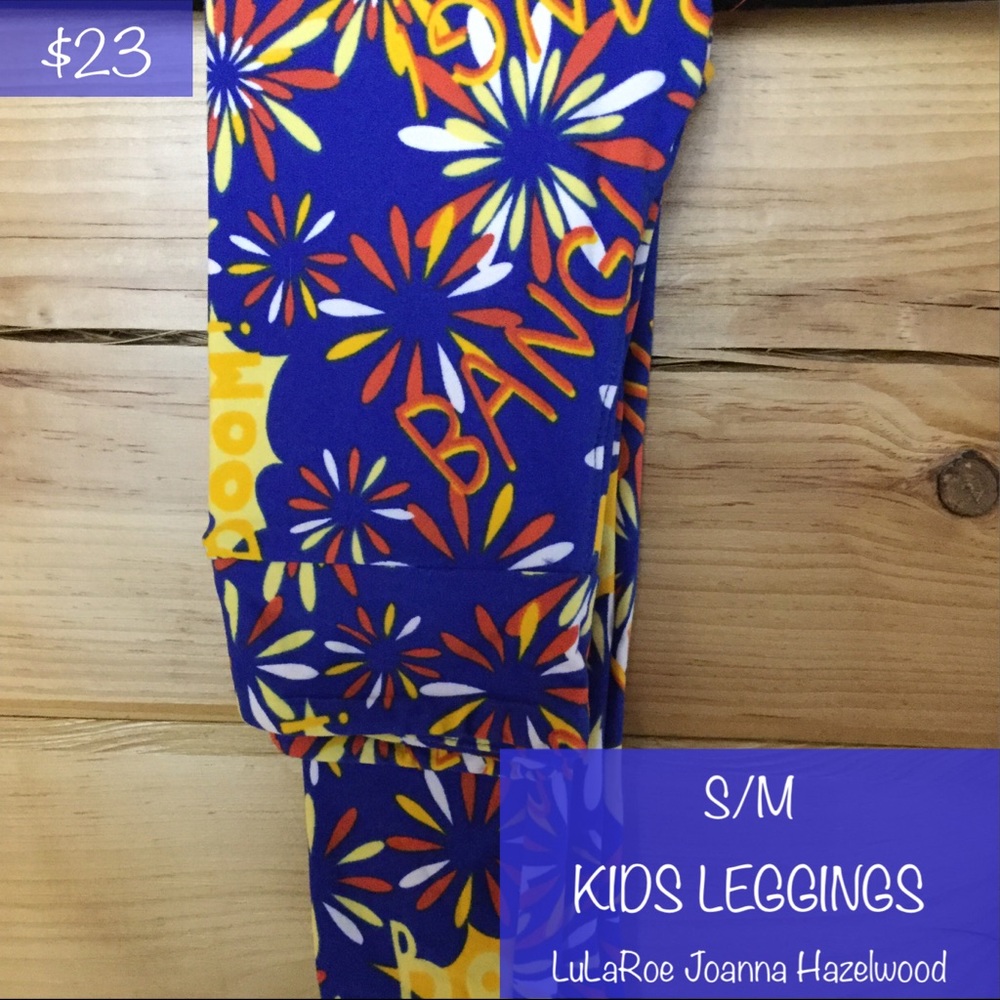 New LuLaRoe Kids S/M Americana Leggings